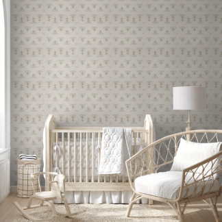 2' x12' Crown Patterned Textured Vinyl Wallpaper