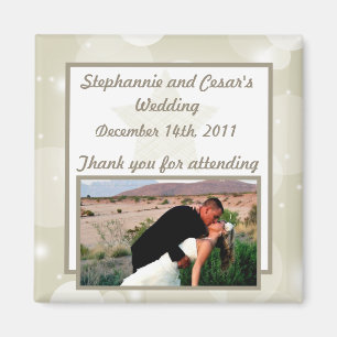2"x2" Announcement Magnet Christmas Stars