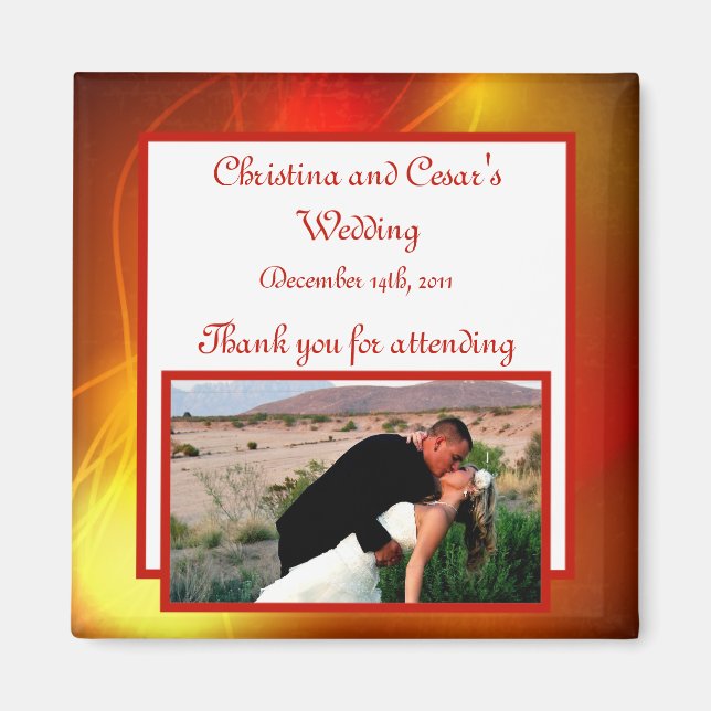 2"x2" Announcement Magnet Moroccan Lantern (Front)