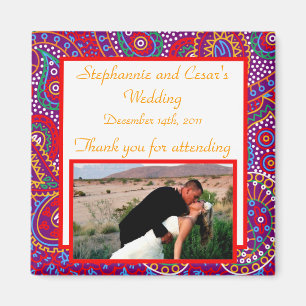 2"x2" Announcement Magnet Purple Palace India