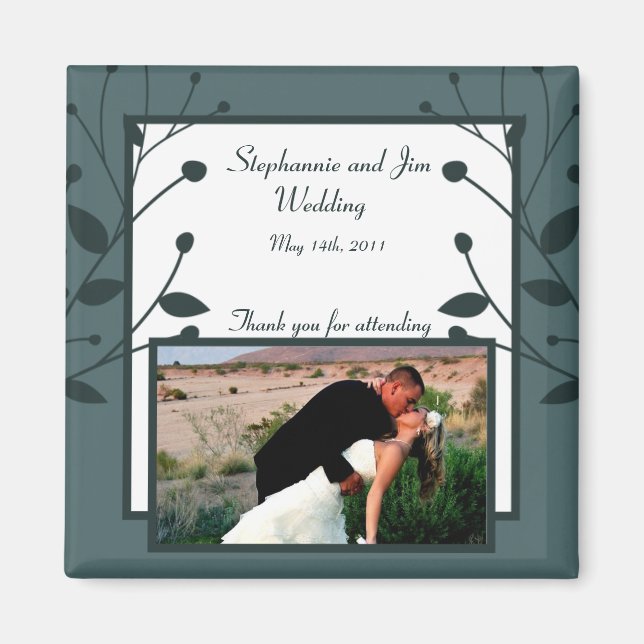 2"x2" Announcement Magnet Twilight Twigs (Front)