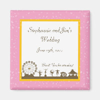2"x2" Favour Magnet Carnival