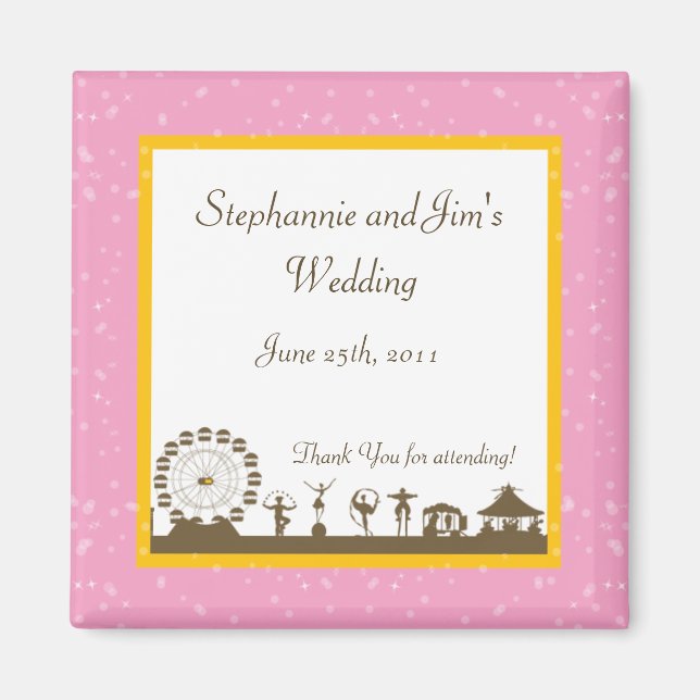 2"x2" Favour Magnet Carnival (Front)