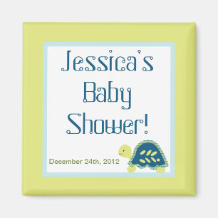 2"x2" Magnet Favour Blue Sea Turtles