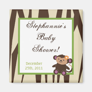 2"x2" Party Favour Jucana Purple Animals Magnet