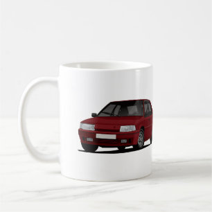 2 x dark red Citroën BX GTi Coffee Mug