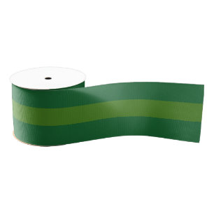 2 Yard Green Two Tone Ribbon Grosgrain Ribbon