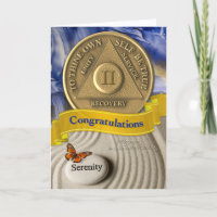 2 Year AA Anniversary Congratulations Serenity