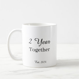 2 Year Anniversary Mug – First Wedding Anniversary