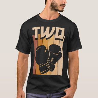 2 Year Old Boxing Birthday Boy Girl 2nd Birthday B T-Shirt