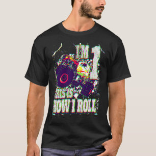 2 Year Old Monster Truck Birthday T-Shirt