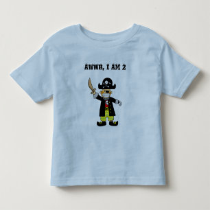 2 year old pirate boy toddler T-Shirt