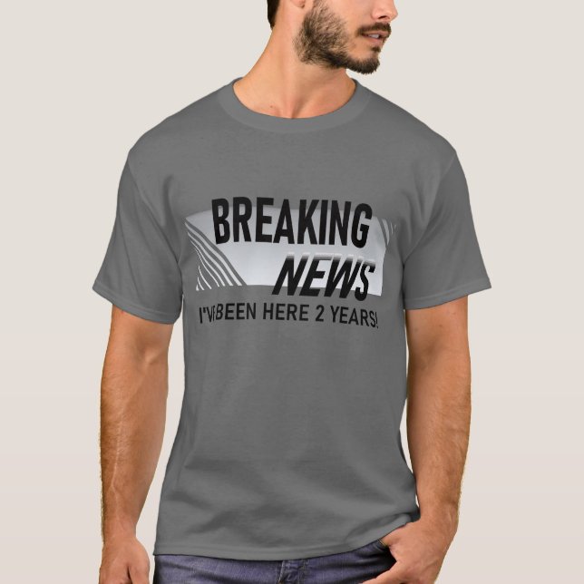 2 Year Work Anniversary Employee 2nd T-Shirt (Front)