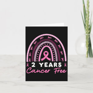 2 Years Breast Cancer Free Survivor Women  Card