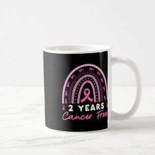 2 Years Breast Cancer Free Survivor Women Coffee Mug