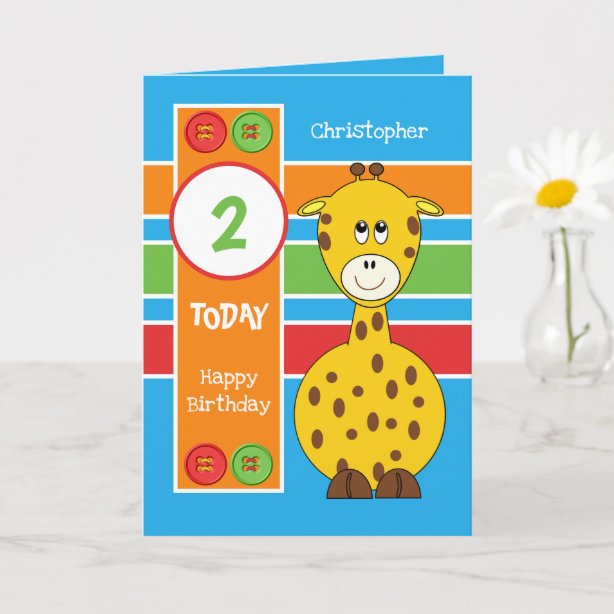 2 Year Old Birthday Cards | Zazzle UK