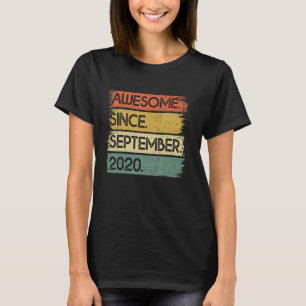 2 Years Old Awesome Since September 2020 2nd Birt T-Shirt