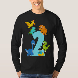 2 years old Dinosaur toys Dino Slogan 2nd birthday T-Shirt