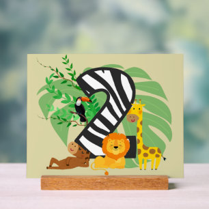 2 years old! Happy Birthday baby! Acrylic Sign