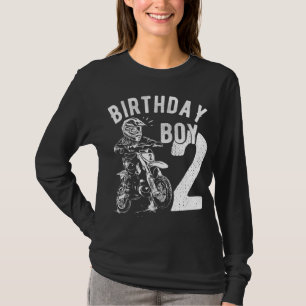 2 years old kid - Birthday boy - Dirt bike - Motor T-Shirt