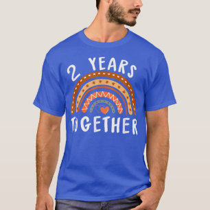 2 Years Together 2th Marriage Anniversary Husband T-Shirt