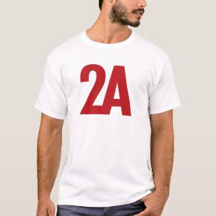 2A - 2nd Amendment - Red T-Shirt