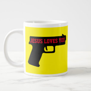 2A - JESUS LOVES YOU Jumbo Mug