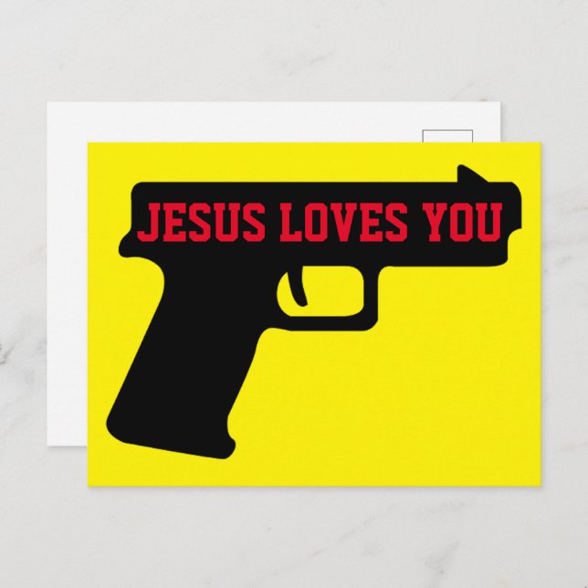 2A - JESUS LOVES YOU Postcard (Front/Back)