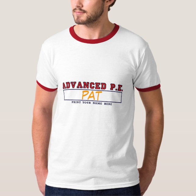 #2ADVANCEDPEprint, pat T-Shirt (Front)