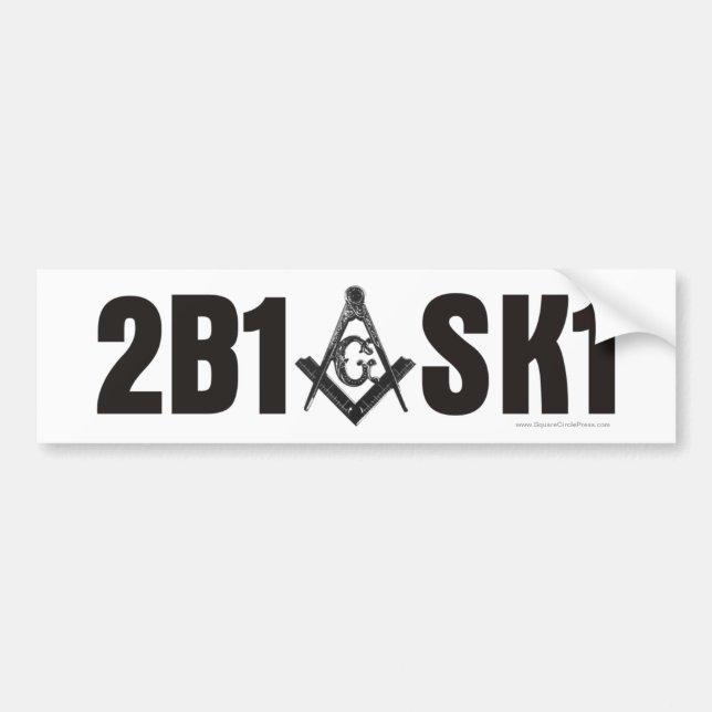 2B1ASK1 - Bumper Sticker (Front)