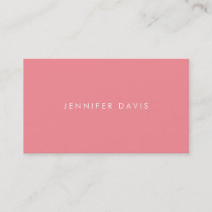 2COLOR   AQUA + SALMON   BUSINESS CARD