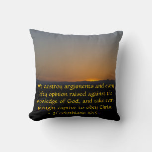 2Corinthians 10:5 Cushion
