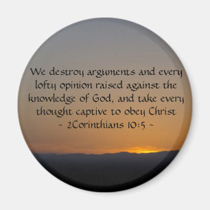 2Corinthians 10:5 Magnet