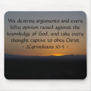 2Corinthians 10:5 Mouse Mat