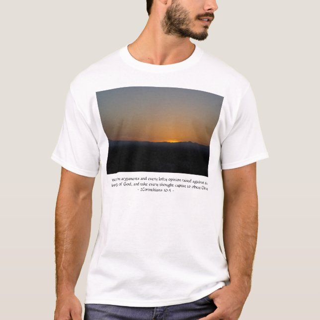 2Corinthians 10:5 T-Shirt (Front)