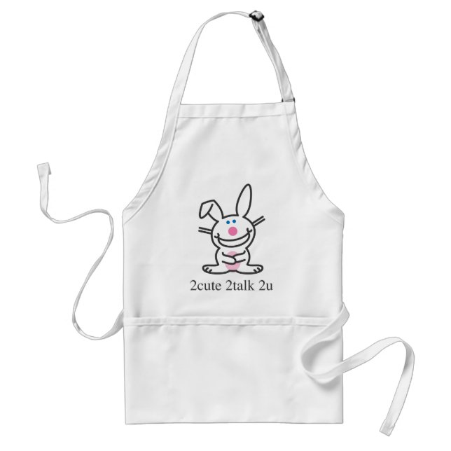 2cute 2talk 2u standard apron (Front)