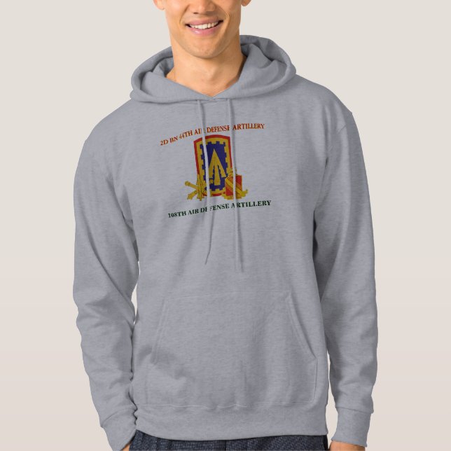 2D BN 44TH AIR DEFENSE ARTILLERY HOODED SWEATSHIRT (Front)