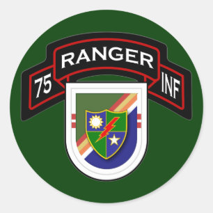 2d Bn, 75th Infantry Regiment - Rangers Classic Round Sticker