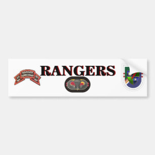 2D Bn (RANGER) 75TH Infantry Bumper Sticker