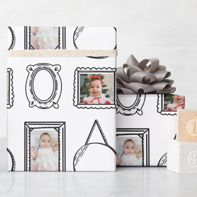 2D Comic Style Picture Frame Wrapping Paper (Creator Uploaded)