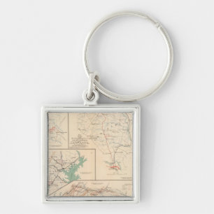 2d Corps AN Va, camps, pickets, routes Key Ring