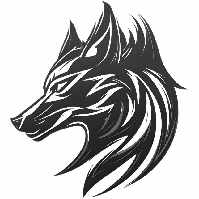 2d drawing Walf Standing Photo Sculpture (Front)