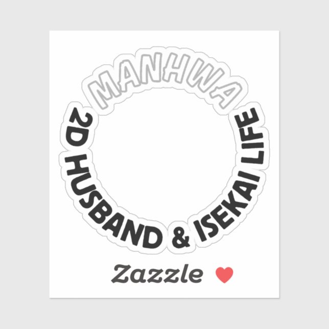 2d husband and isekai life sticker | manhwa sticke (Sheet)