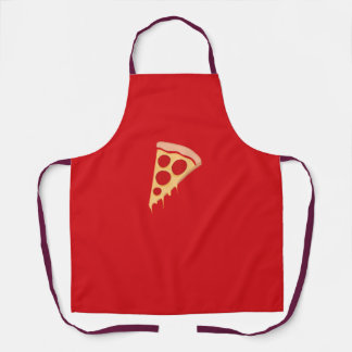 2D pepperoni pizza Apron