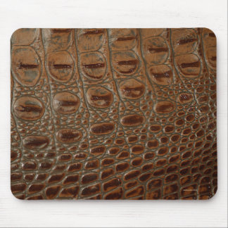 2D Photo-sampled Crocodile Leather-look Design Mouse Mat