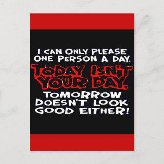 2daynotyrday postcard