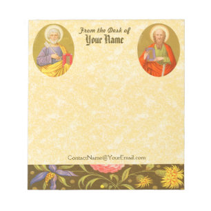 2for1:  SS. Peter & Paul (PL 07 & 06) 5.5"x6" Notepad