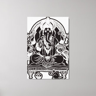 2FT x 3FT GANESH WALL GRAPHIC ART Canvas Print