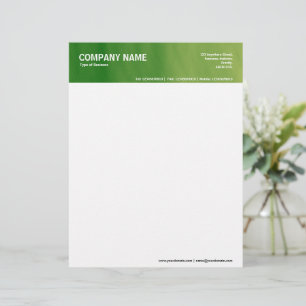2in Header - Colour Textured Custom Letterhead