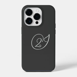 '2J' Logo iPhone 14 Pro Case